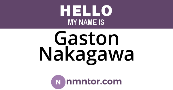 Gaston Nakagawa