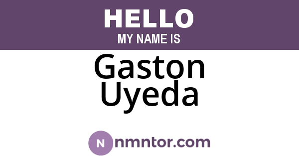 Gaston Uyeda