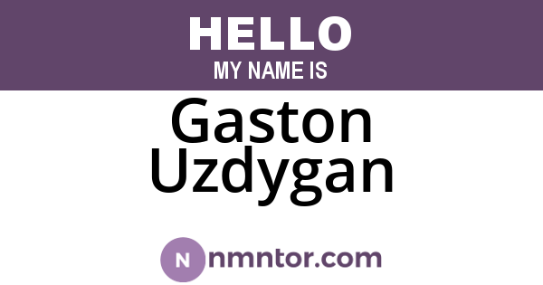 Gaston Uzdygan