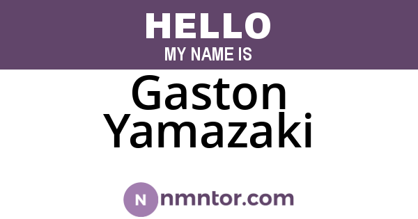 Gaston Yamazaki