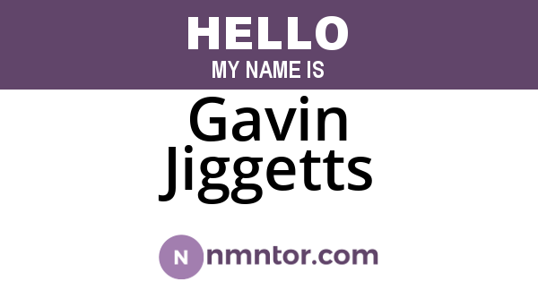 Gavin Jiggetts