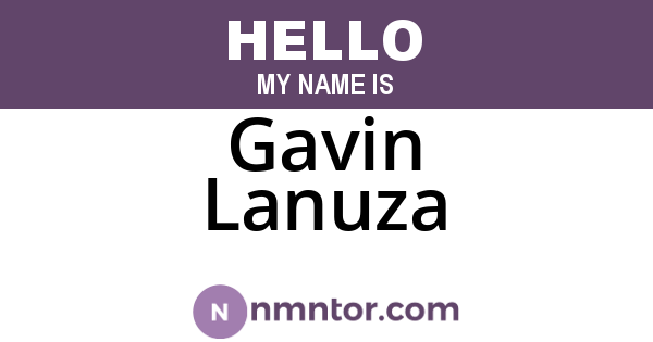 Gavin Lanuza