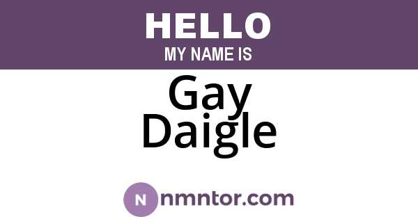 Gay Daigle