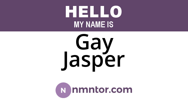 Gay Jasper