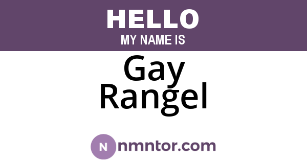 Gay Rangel