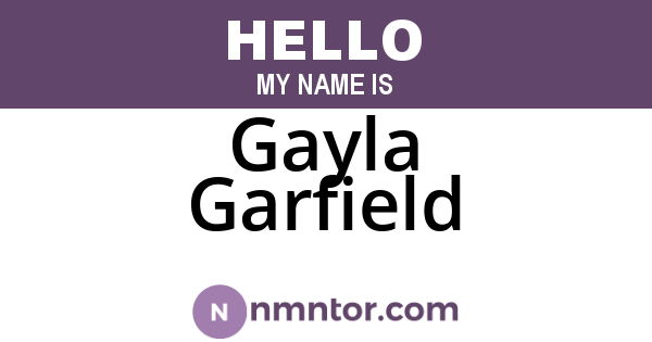 Gayla Garfield