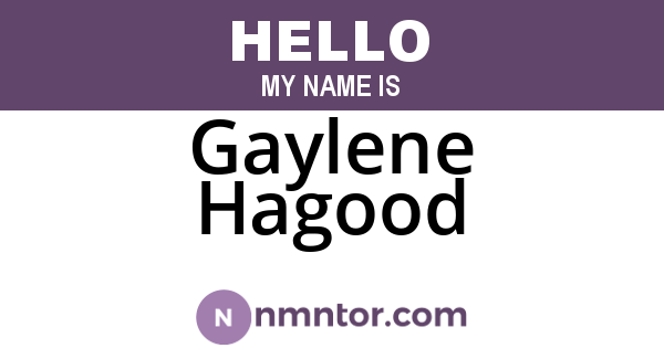 Gaylene Hagood