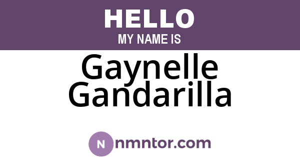 Gaynelle Gandarilla