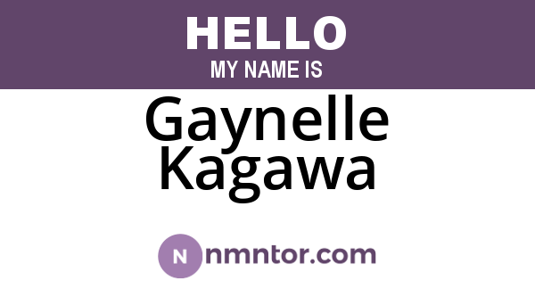 Gaynelle Kagawa