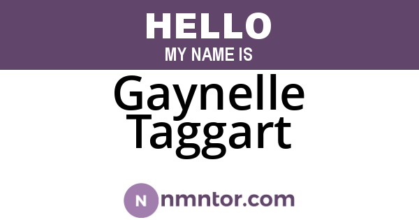 Gaynelle Taggart