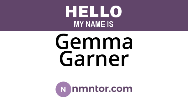 Gemma Garner