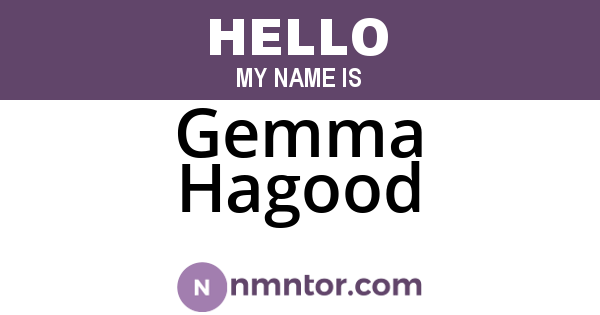 Gemma Hagood