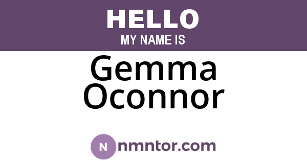 Gemma Oconnor