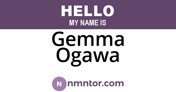 Gemma Ogawa