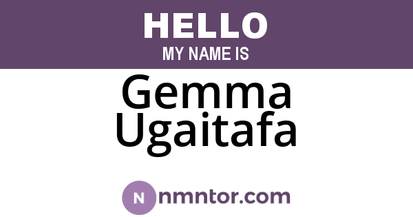 Gemma Ugaitafa