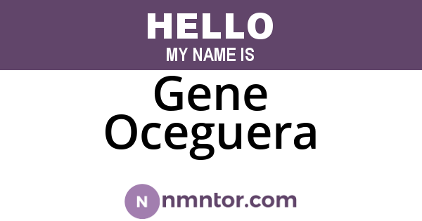 Gene Oceguera