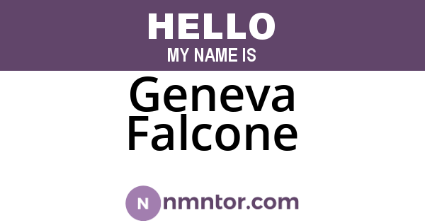 Geneva Falcone