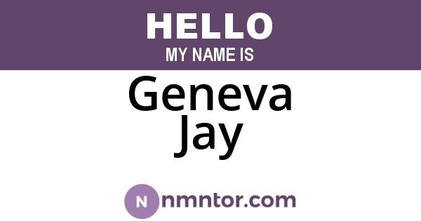 Geneva Jay