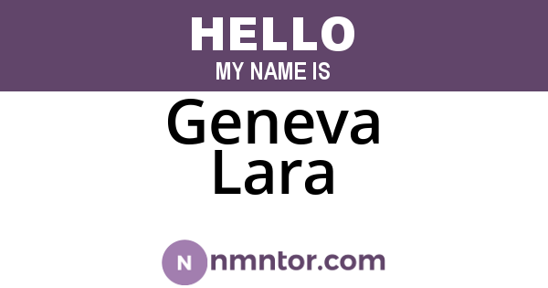 Geneva Lara