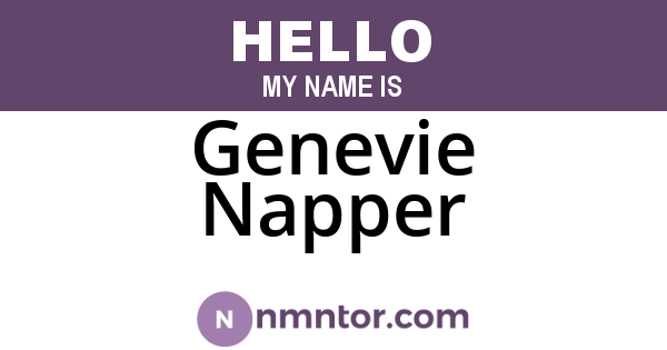 Genevie Napper