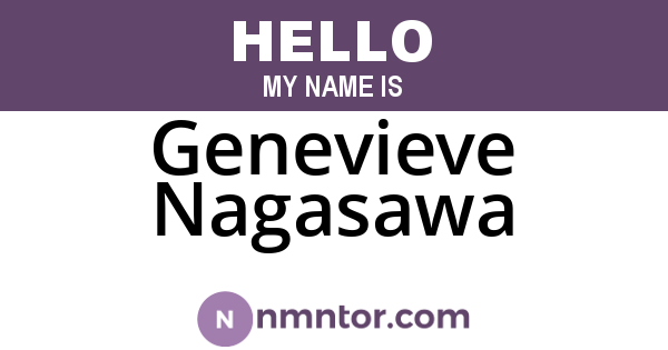 Genevieve Nagasawa