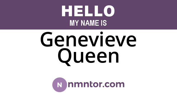 Genevieve Queen