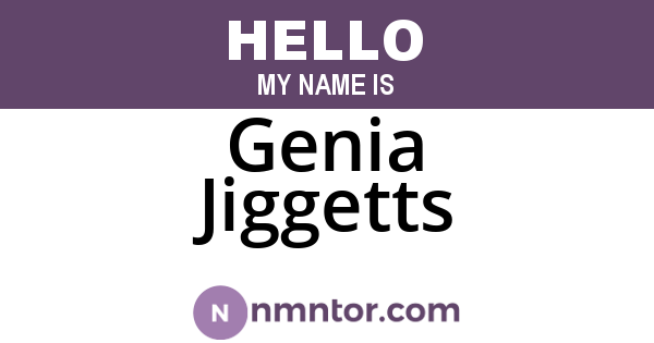 Genia Jiggetts