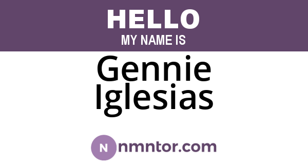 Gennie Iglesias