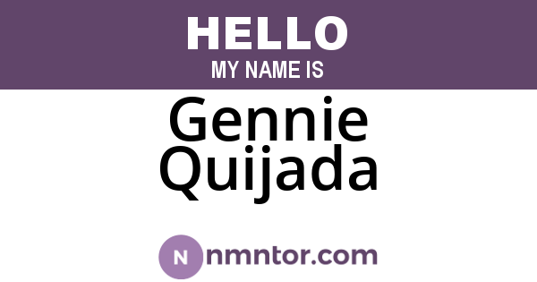 Gennie Quijada