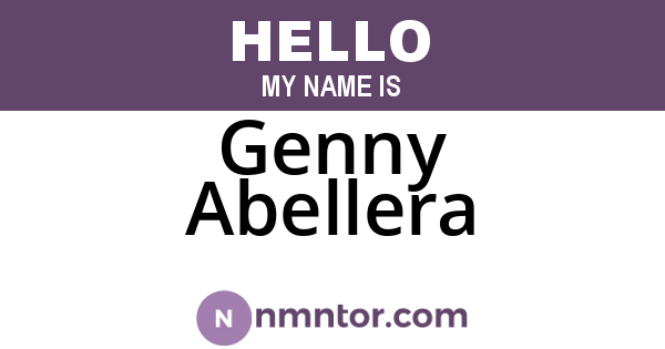 Genny Abellera