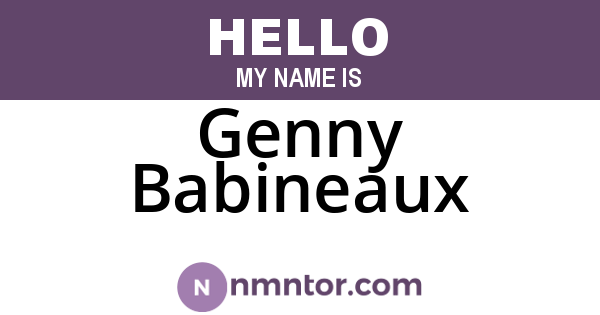 Genny Babineaux