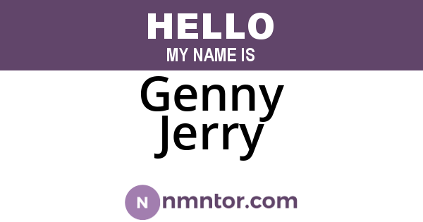 Genny Jerry