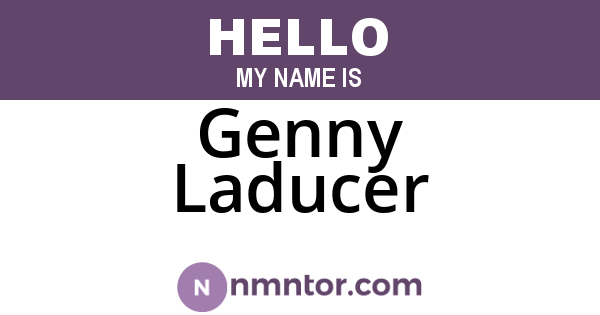 Genny Laducer