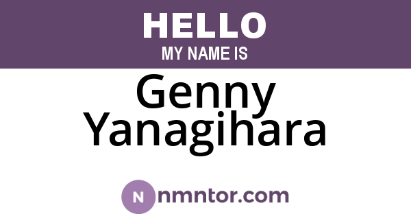 Genny Yanagihara