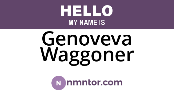 Genoveva Waggoner