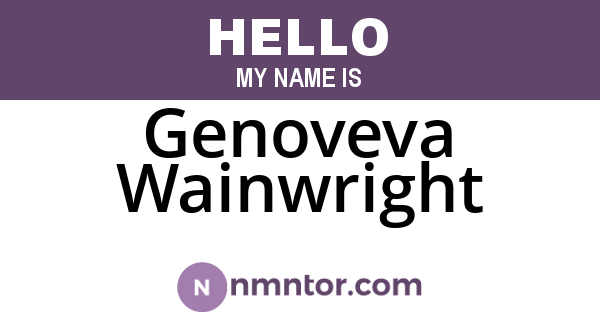 Genoveva Wainwright