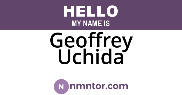 Geoffrey Uchida