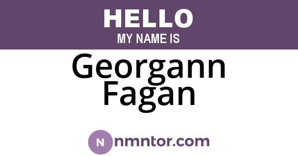 Georgann Fagan