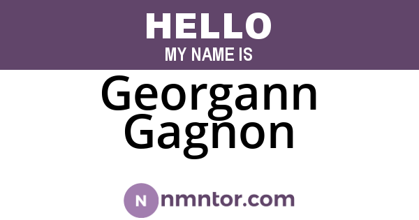 Georgann Gagnon