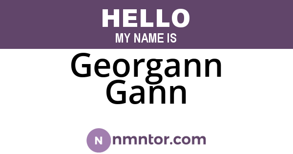 Georgann Gann