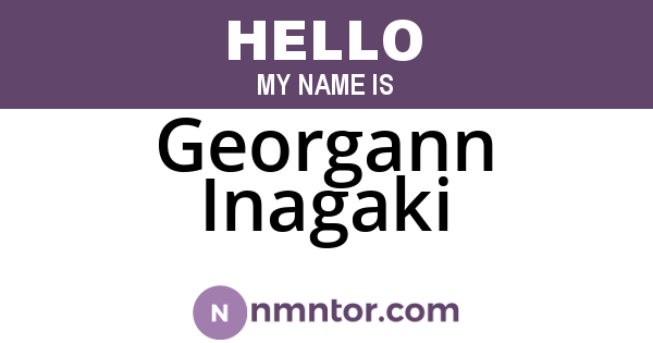 Georgann Inagaki