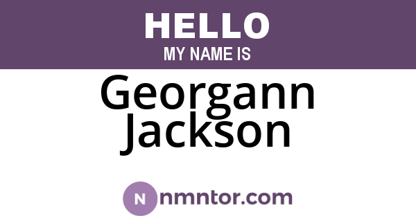 Georgann Jackson