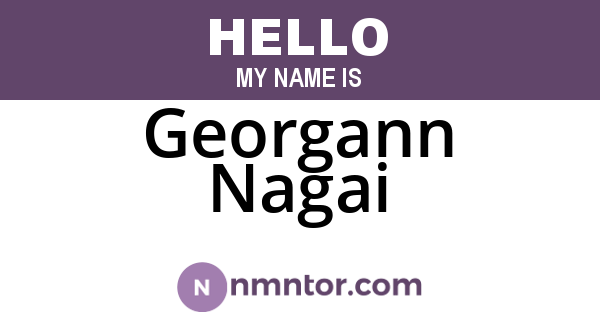 Georgann Nagai