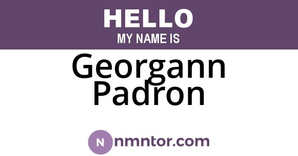 Georgann Padron