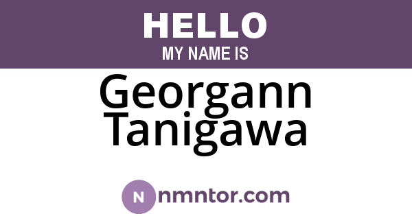 Georgann Tanigawa