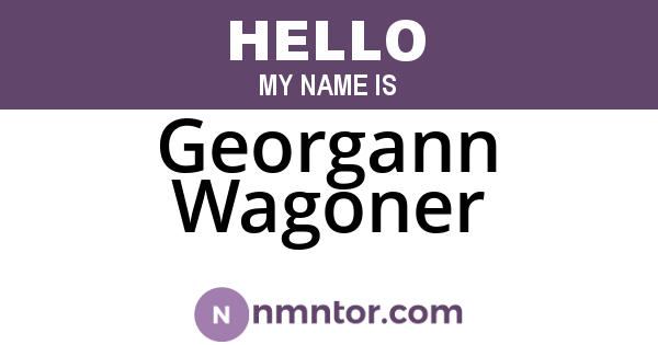 Georgann Wagoner