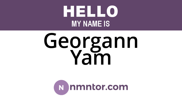 Georgann Yam