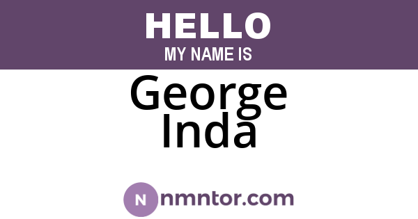 George Inda