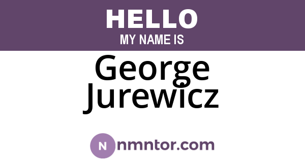George Jurewicz