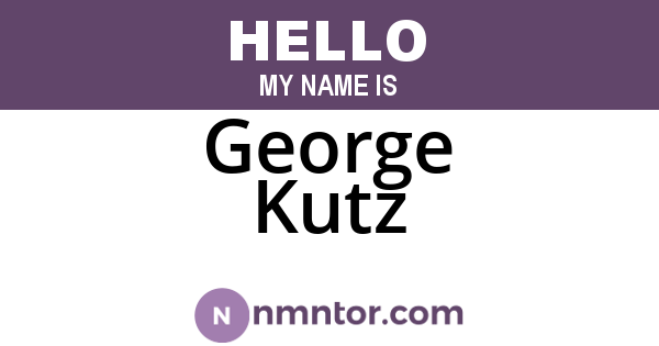 George Kutz